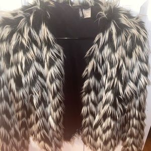 Gently used H&M faux fur jacket